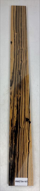 Fretboard Royal White Ebony, 920x110x10mm, Unique Piece #167